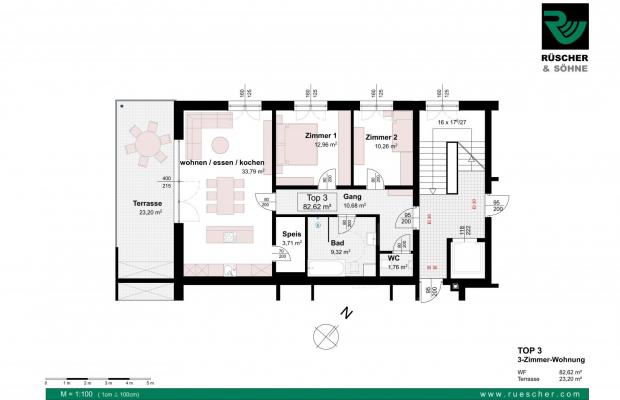 Top 3 - 3-Zimmerwohnung