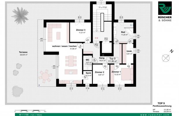 Top 9 - 4,5-Zimmer-Penthousewohnung