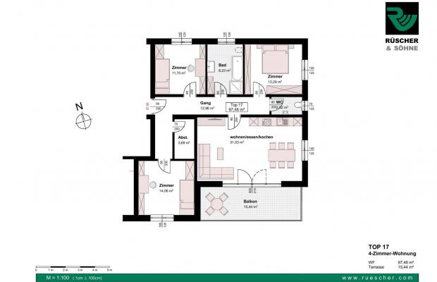 Top 17 - 4-Zimmerwohnung